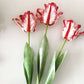 Realistic Fringed Faux Flower Moisture-Touch Parrot Tulip