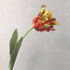 Realistic Fringed Faux Flower Moisture-Touch Parrot Tulip