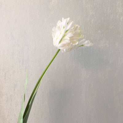Realistic Fringed Faux Flower Moisture-Touch Parrot Tulip