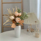 Artificial Rose Bouquet with Ceramic Vase