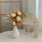 Artificial Rose Bouquet with Ceramic Vase