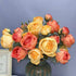 a warm blend of radiant hues for a cozy atmosphere